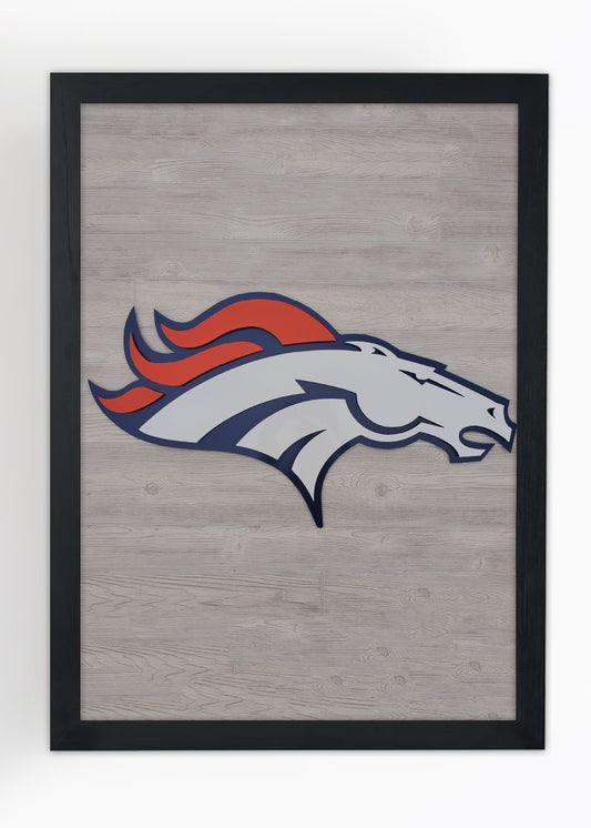 Quadro Decorativo Denver Broncos