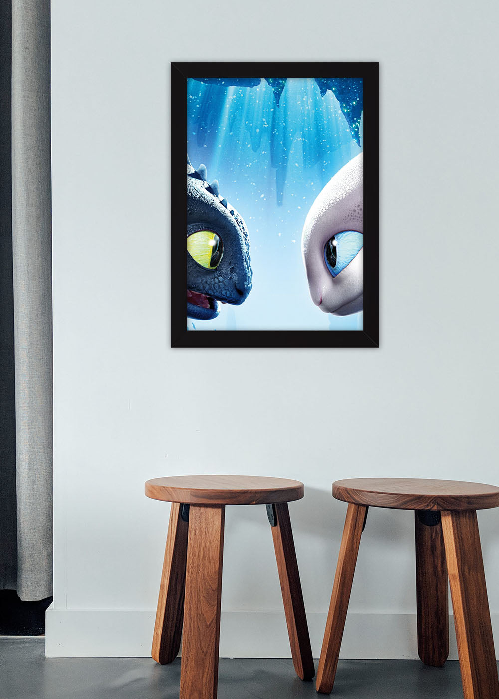 Quadro Furia da Noite e Sua amada - Com vidro