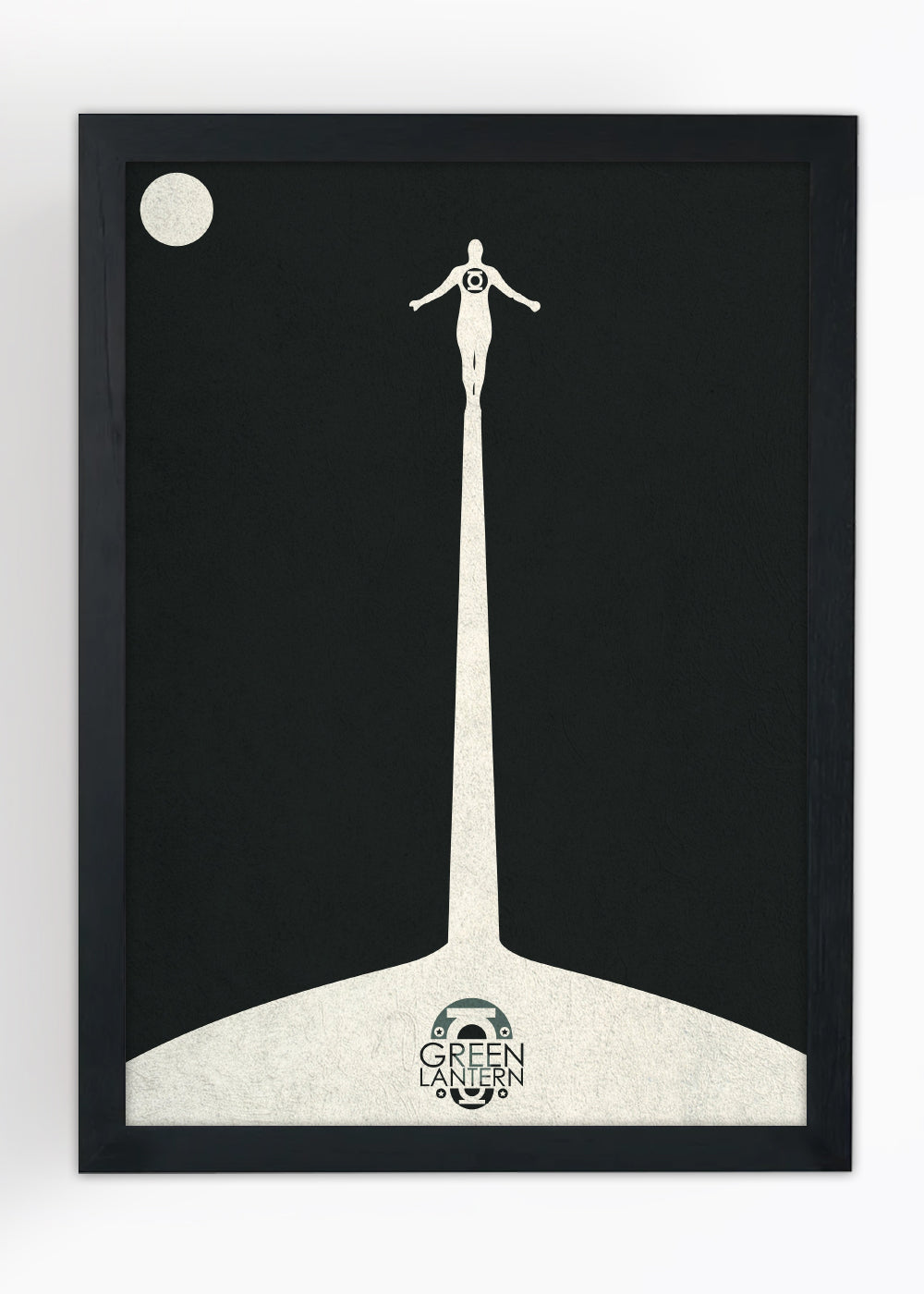 Quadro Decorativo Lanterna verde - Com vidro