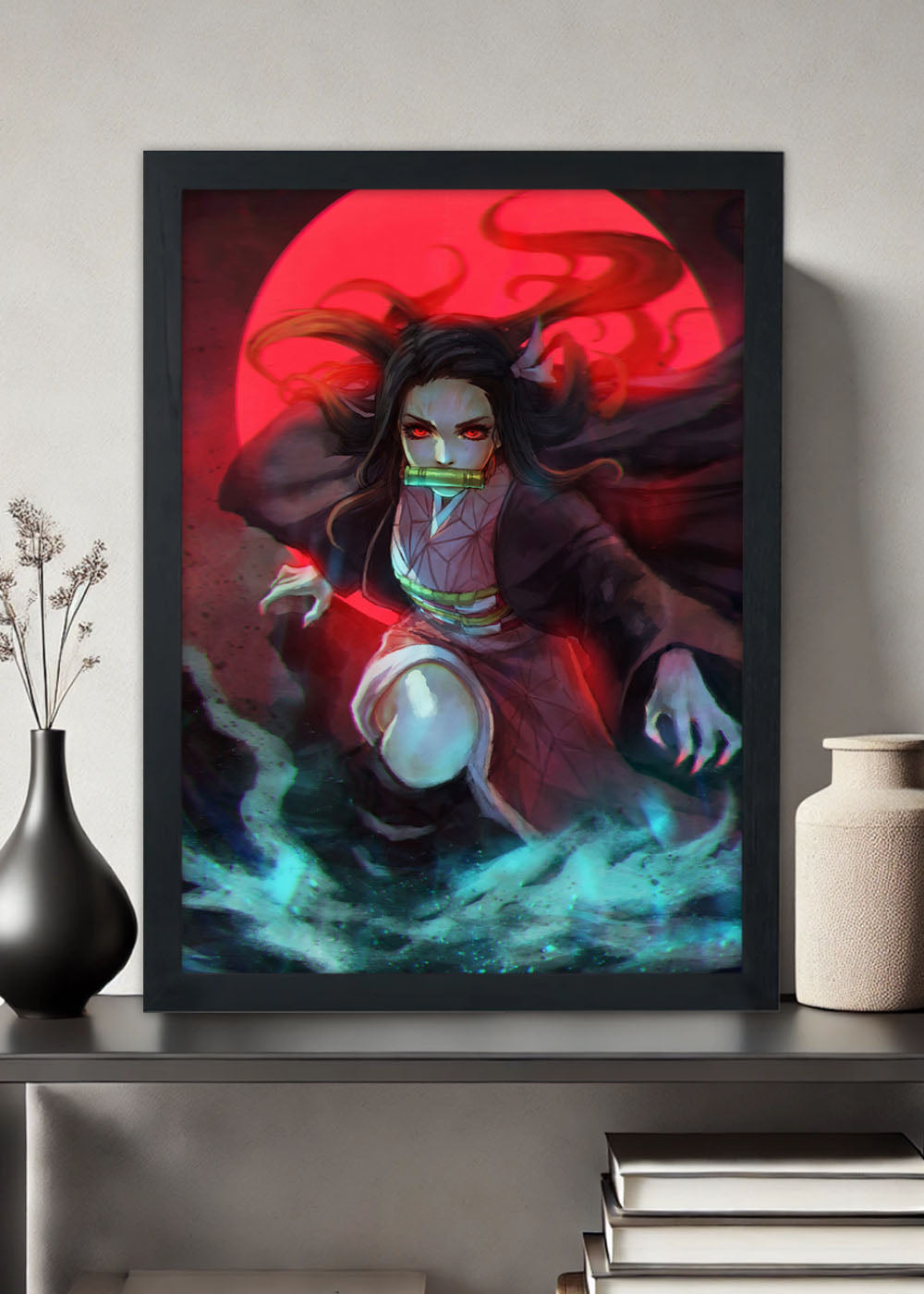 Quadro Decorativo Demon Slayer - Nezuko - Com vidro