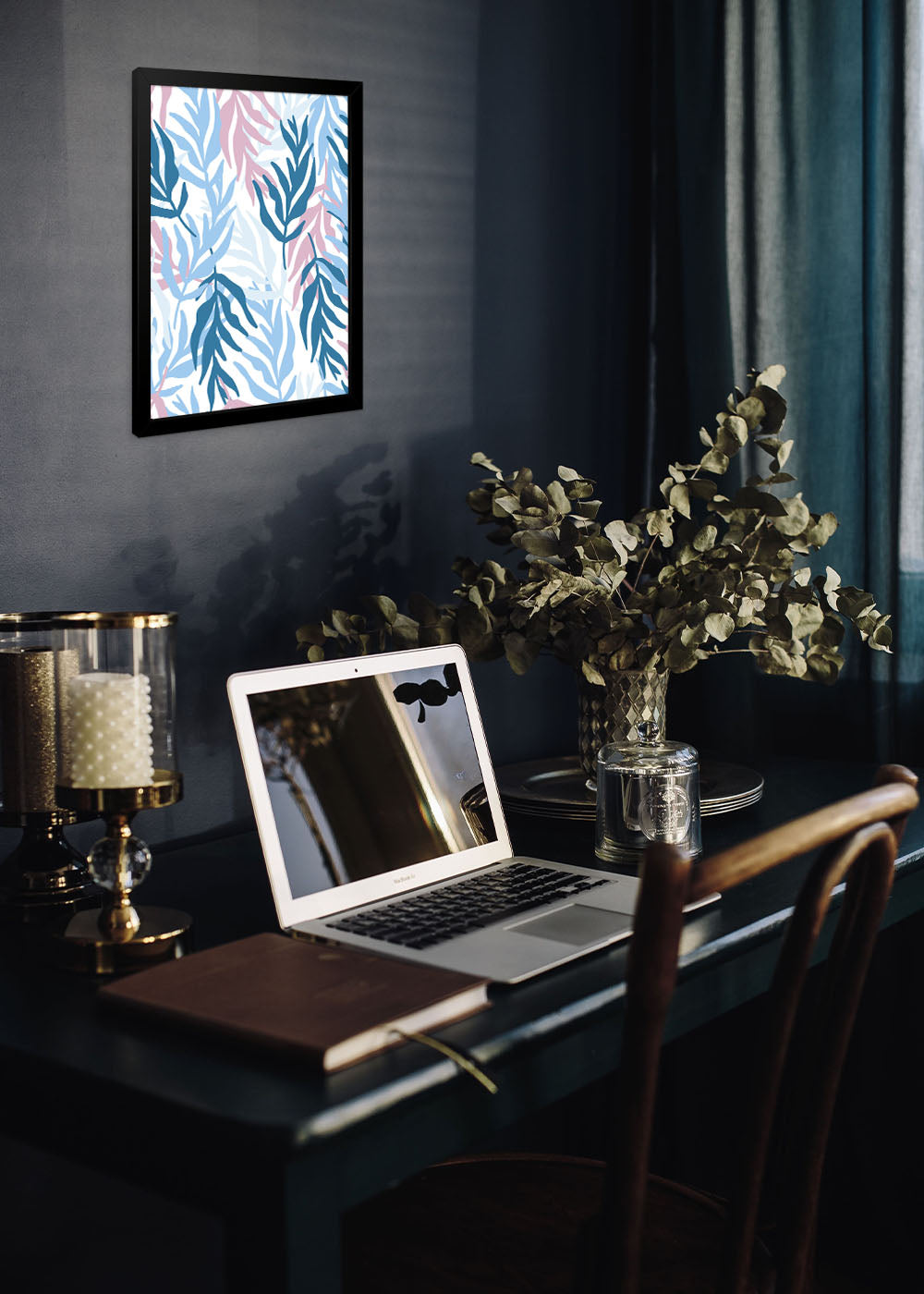 Quadro Decorativo abstrato - Com vidro