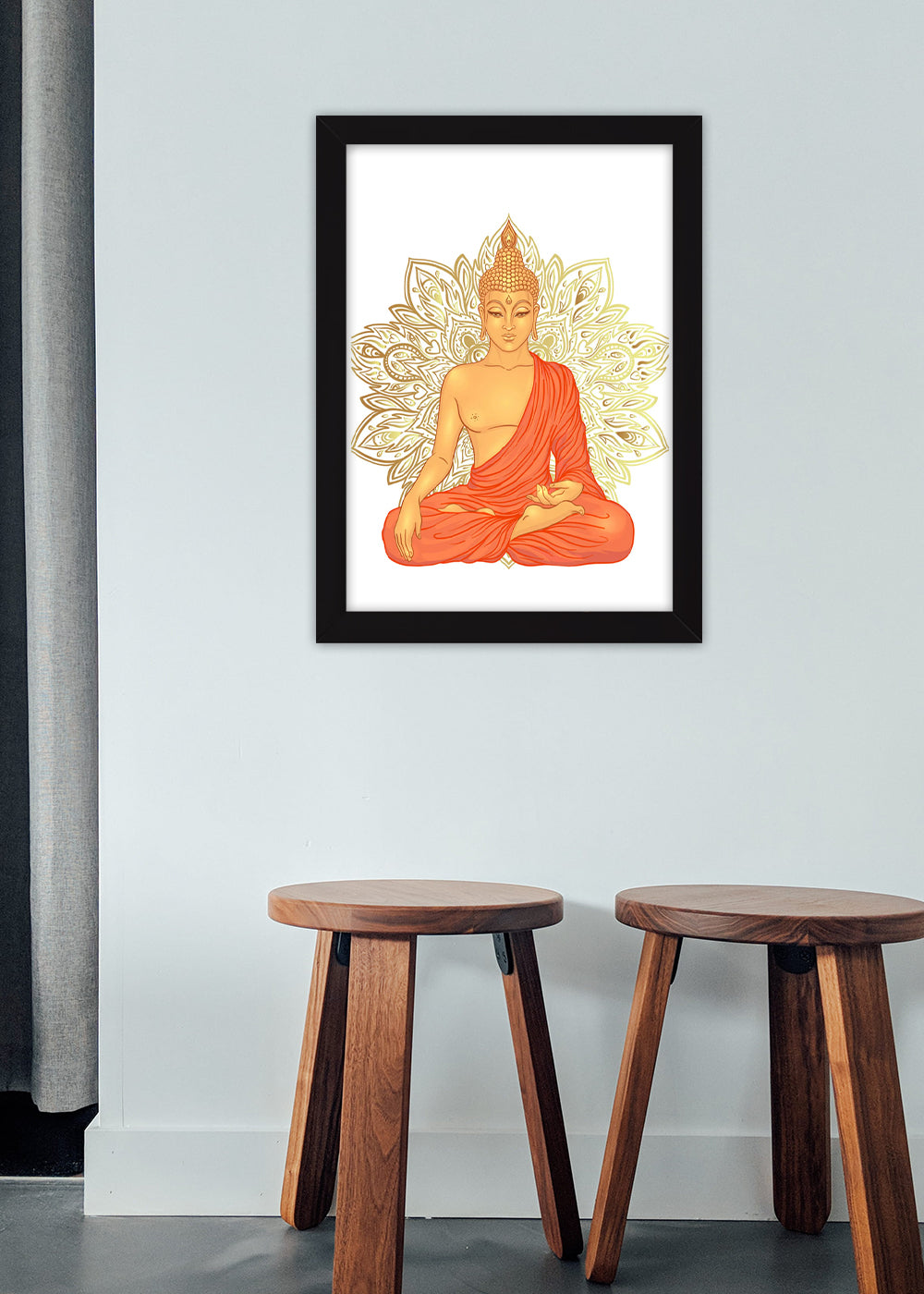 Quadro Buda - Com vidro