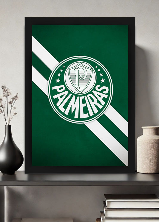 Quadro Com Vidro Palmeiras O Maior com Moldura