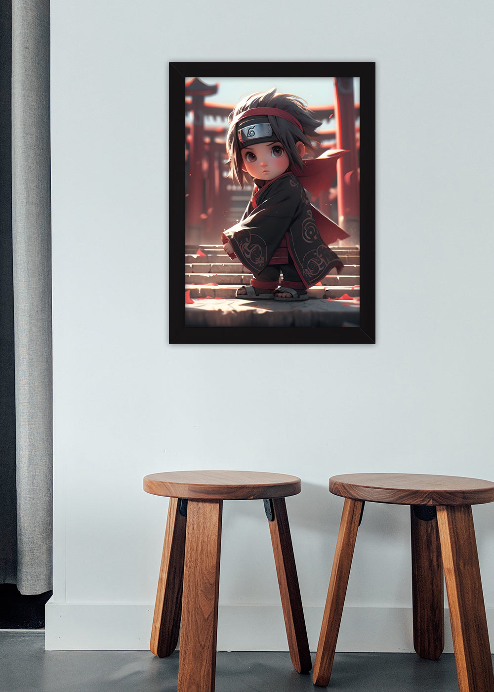 Quadro Itachi Baby - Com vidro