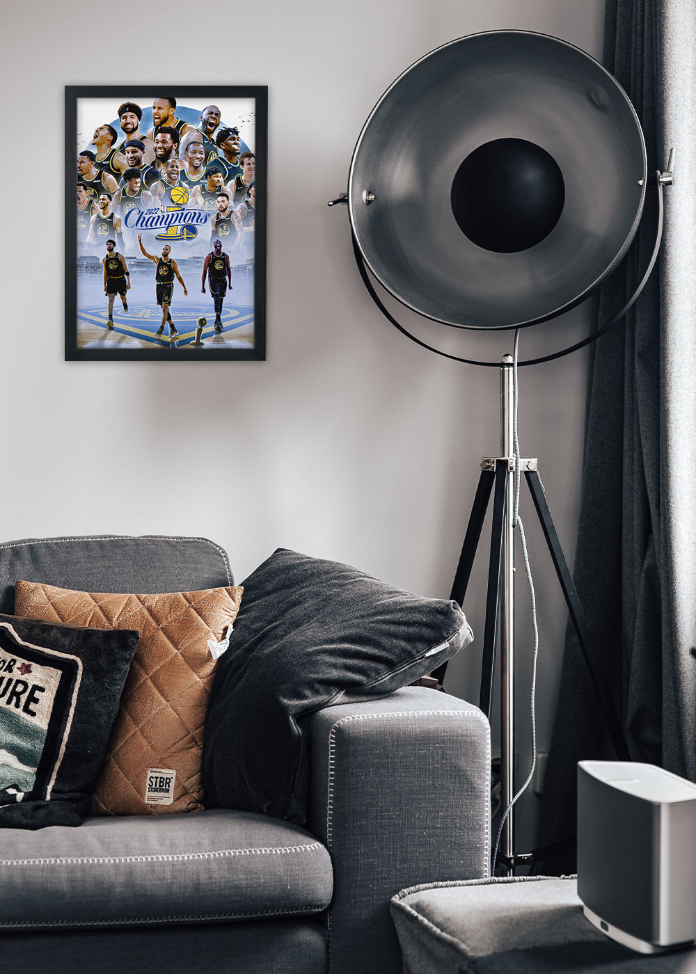 Quadro Golden State Warriors - Com vidro