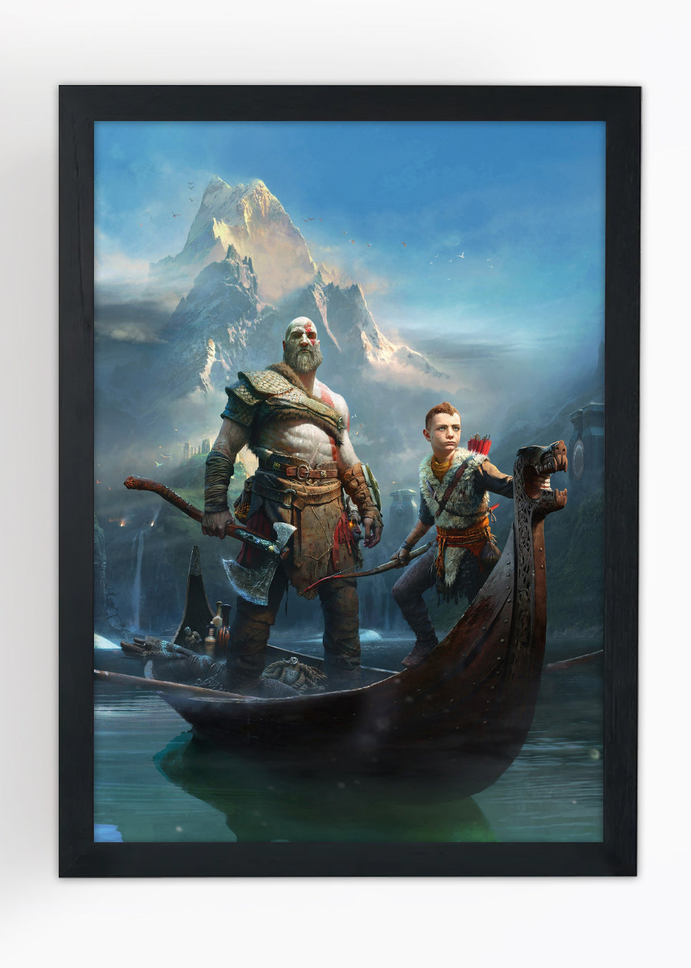 Quadro God of War - Com vidro