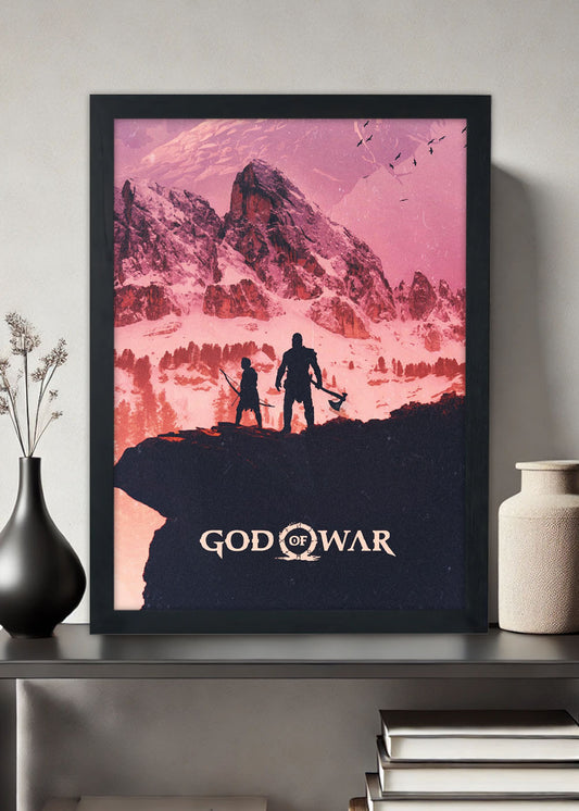 Quadro God of War O jogo - Com vidro