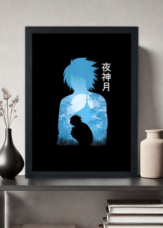 Quadro Decorativo Death Note - Light Yagami - Com vidro
