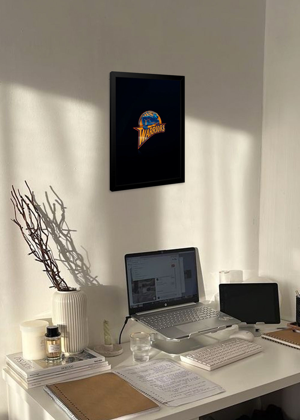 Quadro Time Golden State Warriors - Com vidro