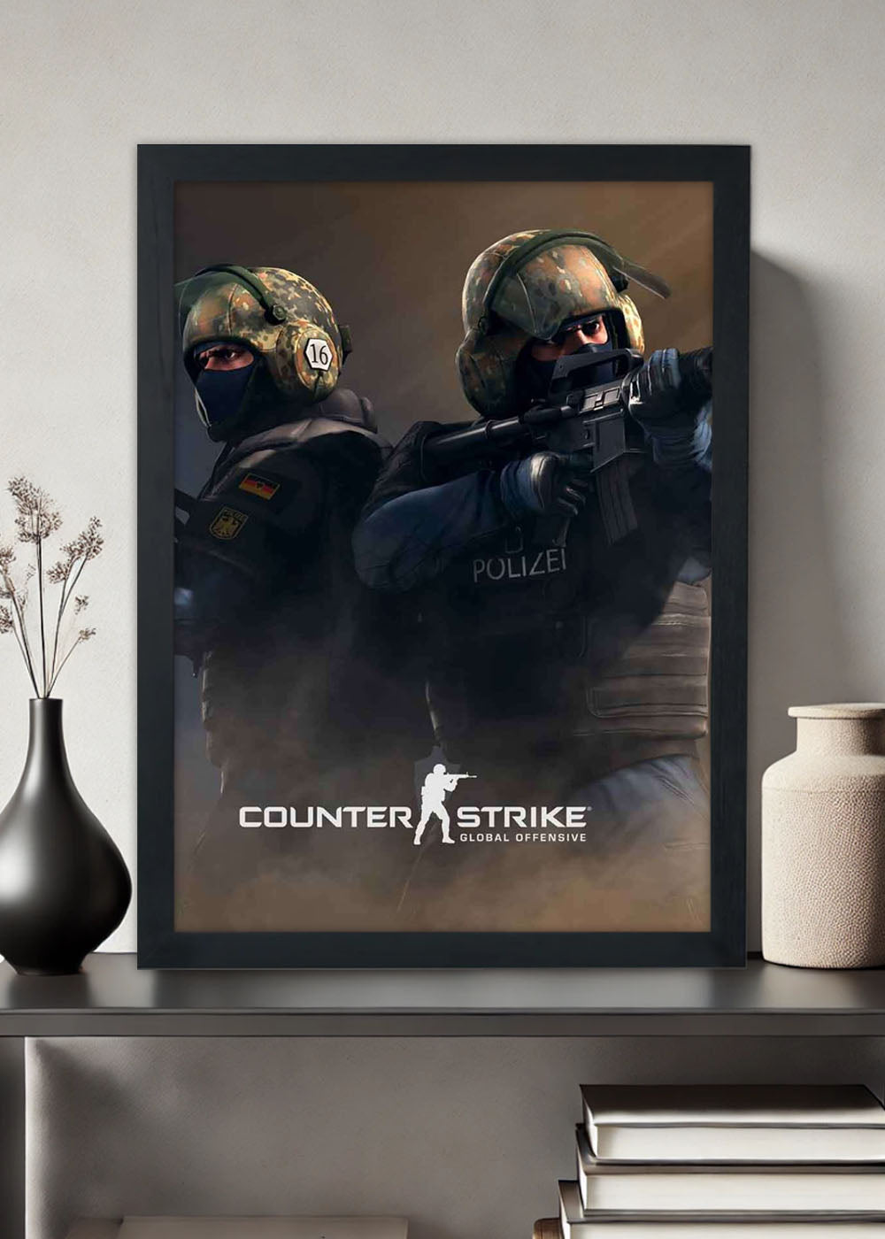 Quadro Decorativo Counter-Strike - Com vidro