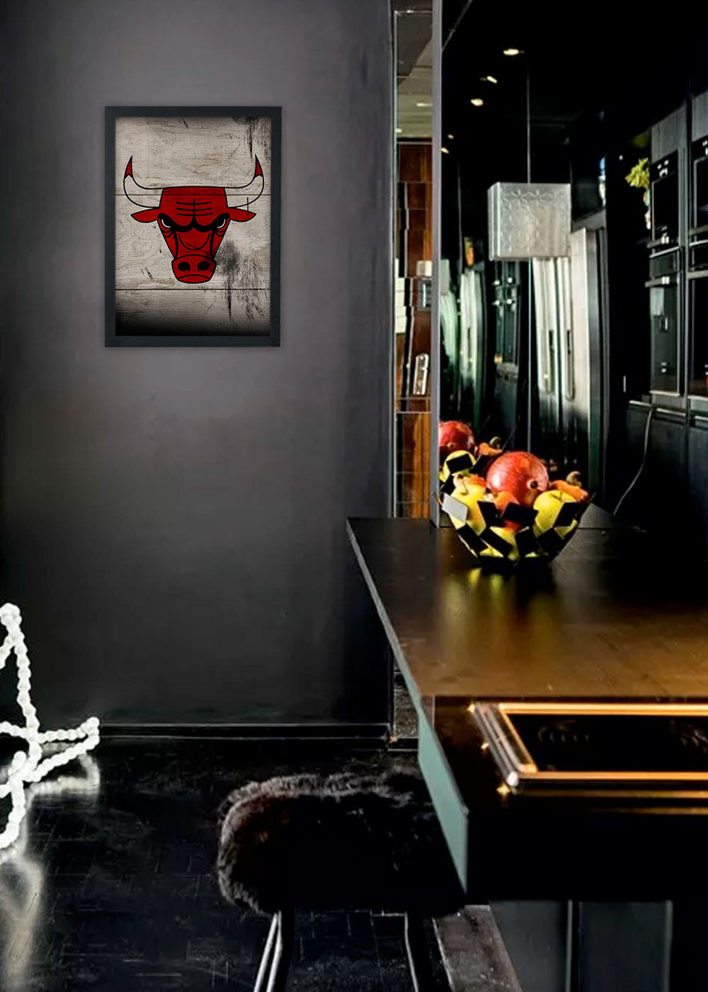 Quadro Chicago Bulls - Com vidro