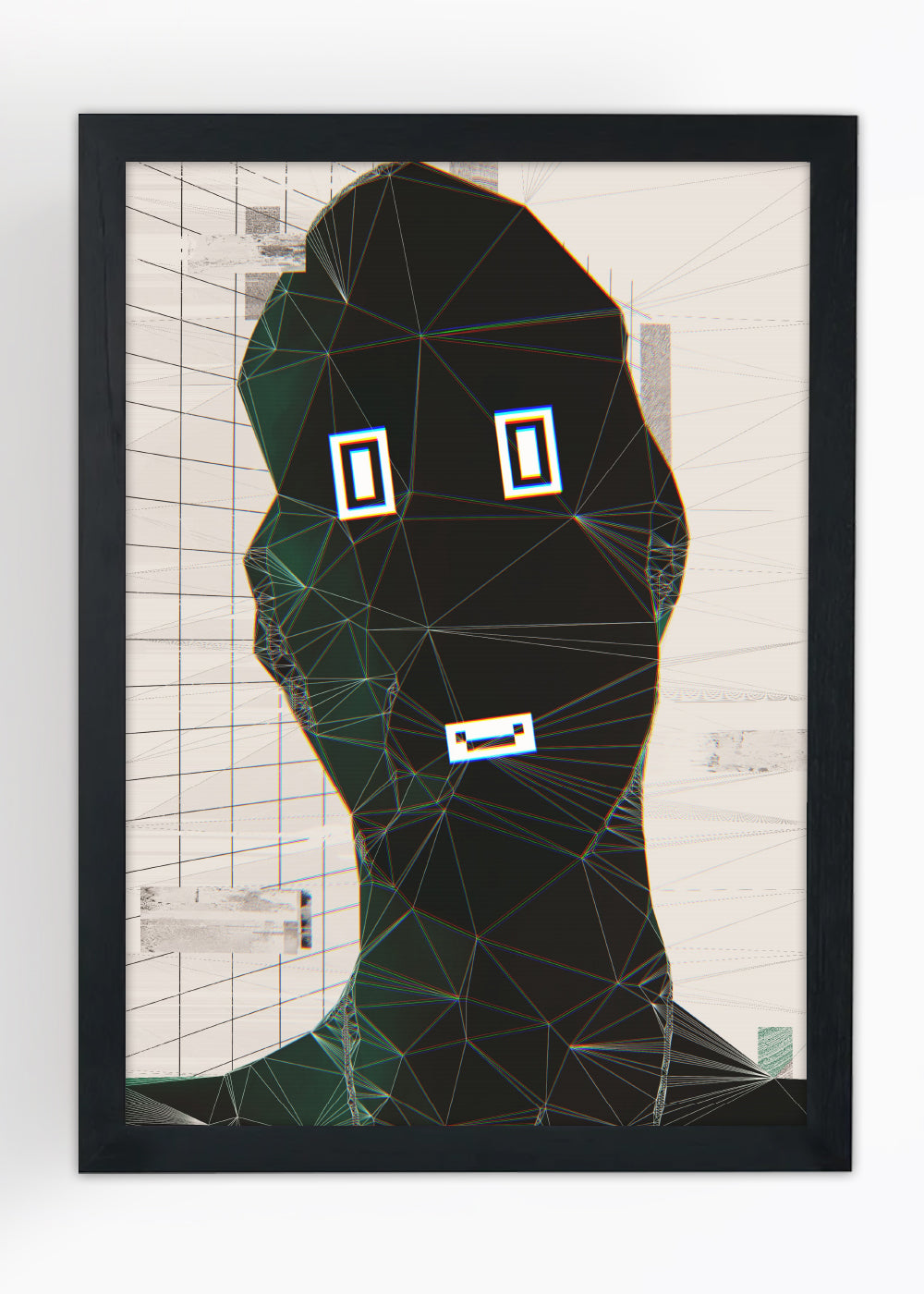 Quadro Decorativo O caos - Com vidro