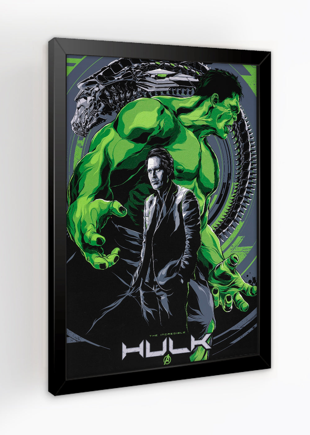 Quadro Ken Taylor | The Avengers: Hulk - Com vidro