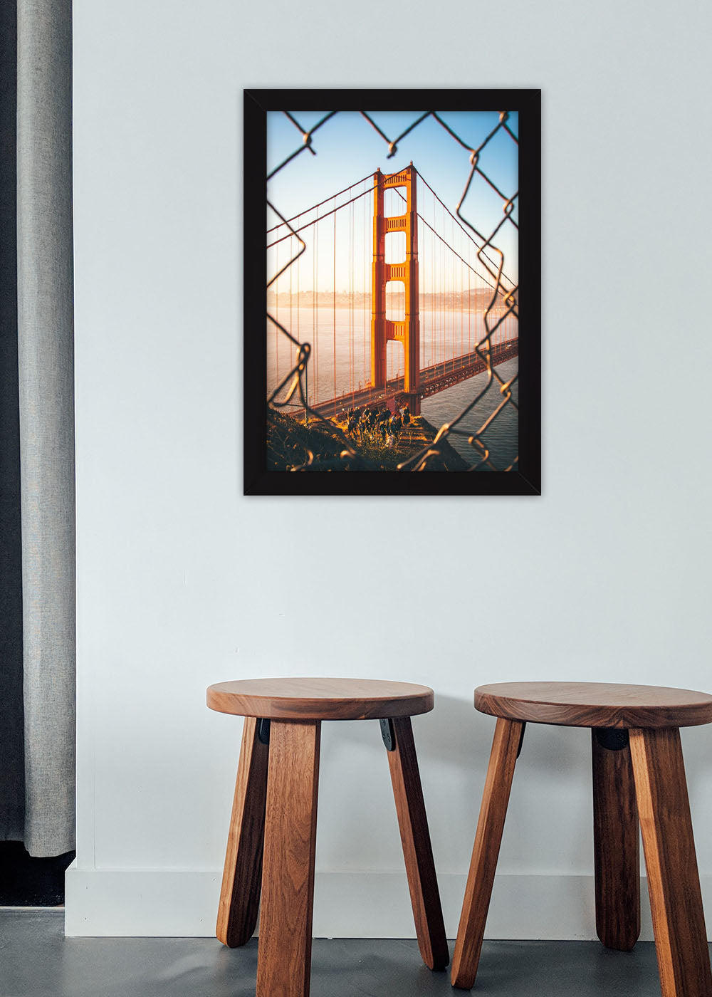 Quadro Decorativo A Ponte da Esperança - Com vidro