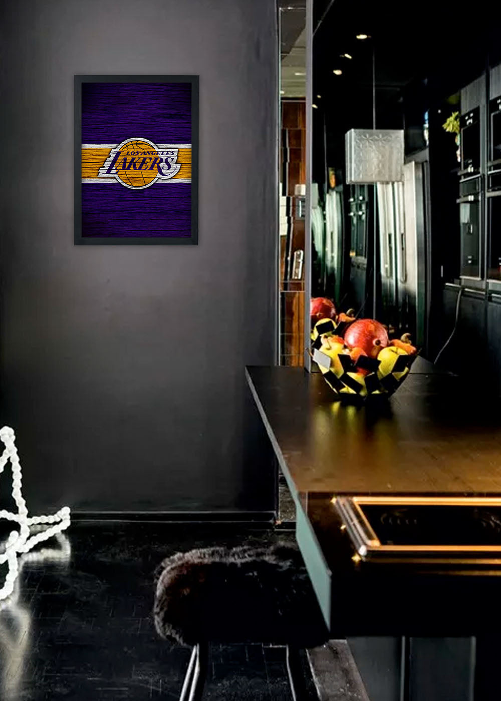 Quadro Los Angeles Lakers - Com vidro
