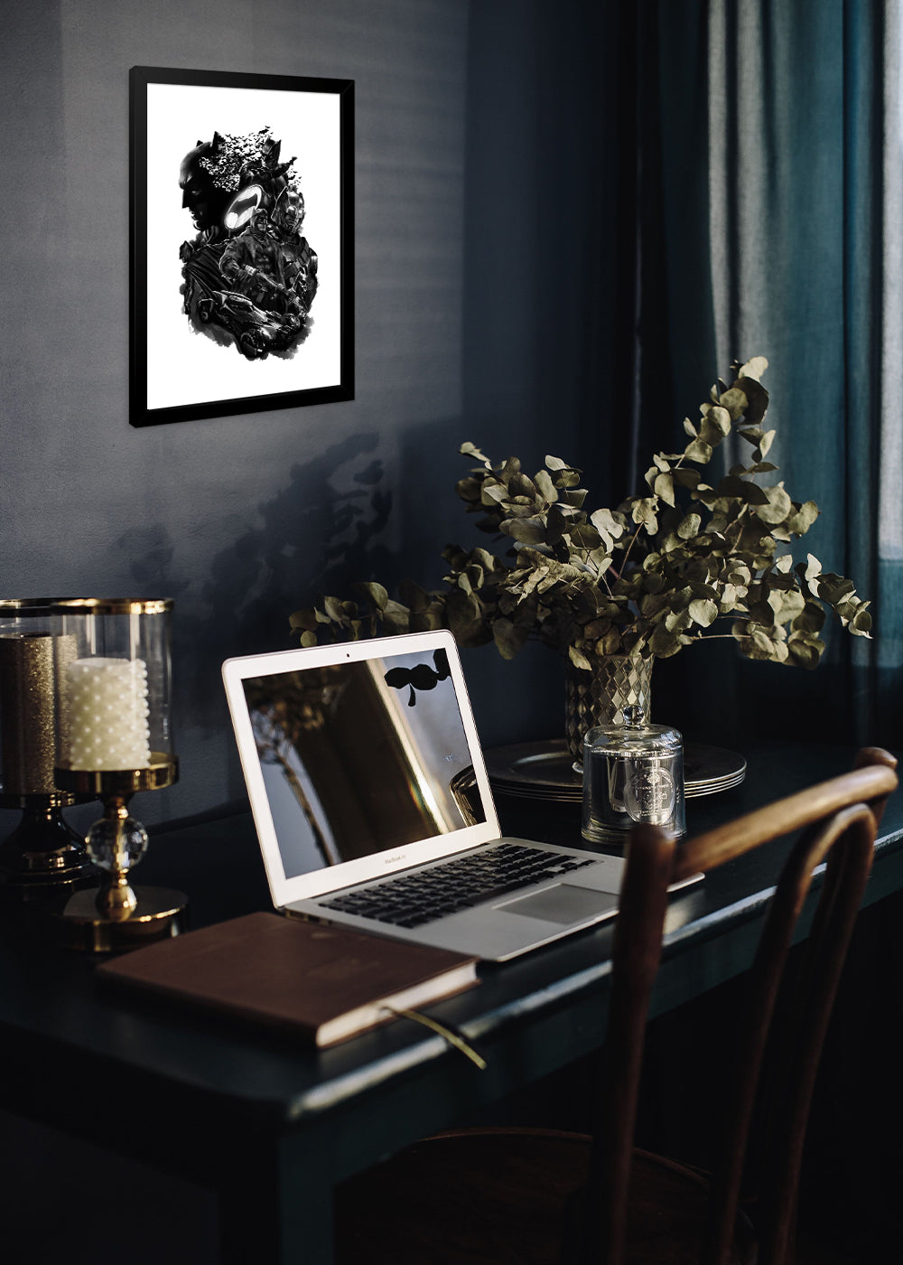 Quadro Decorativo Batman - Com vidro