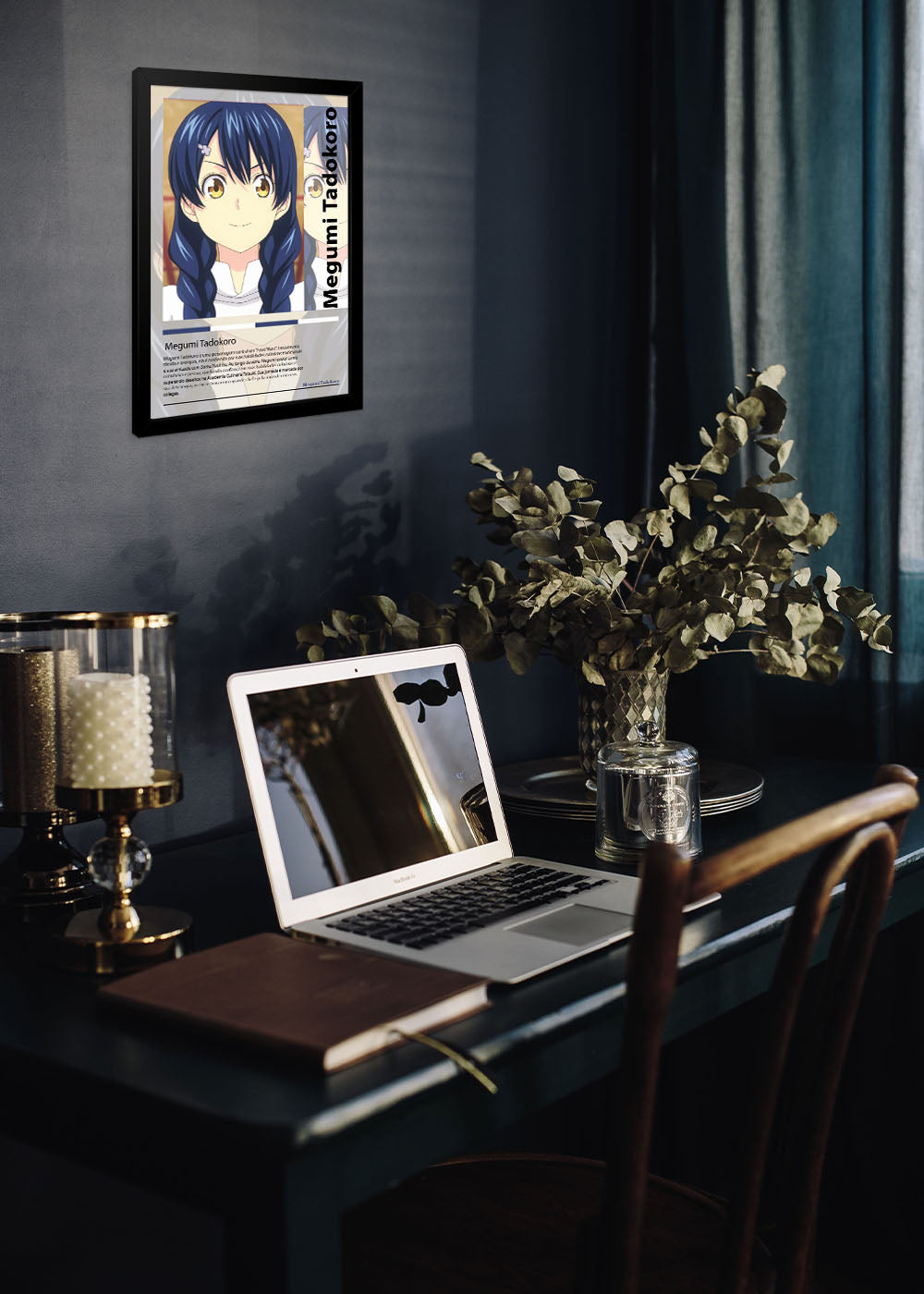 Quadro Megumi Tadokoro Food Wars! Shokugeki... - Com vidro