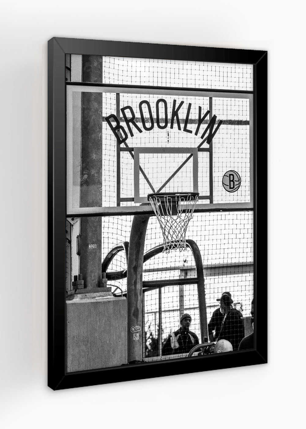 Quadro Decorativo Brooklyn Nets - Com vidro