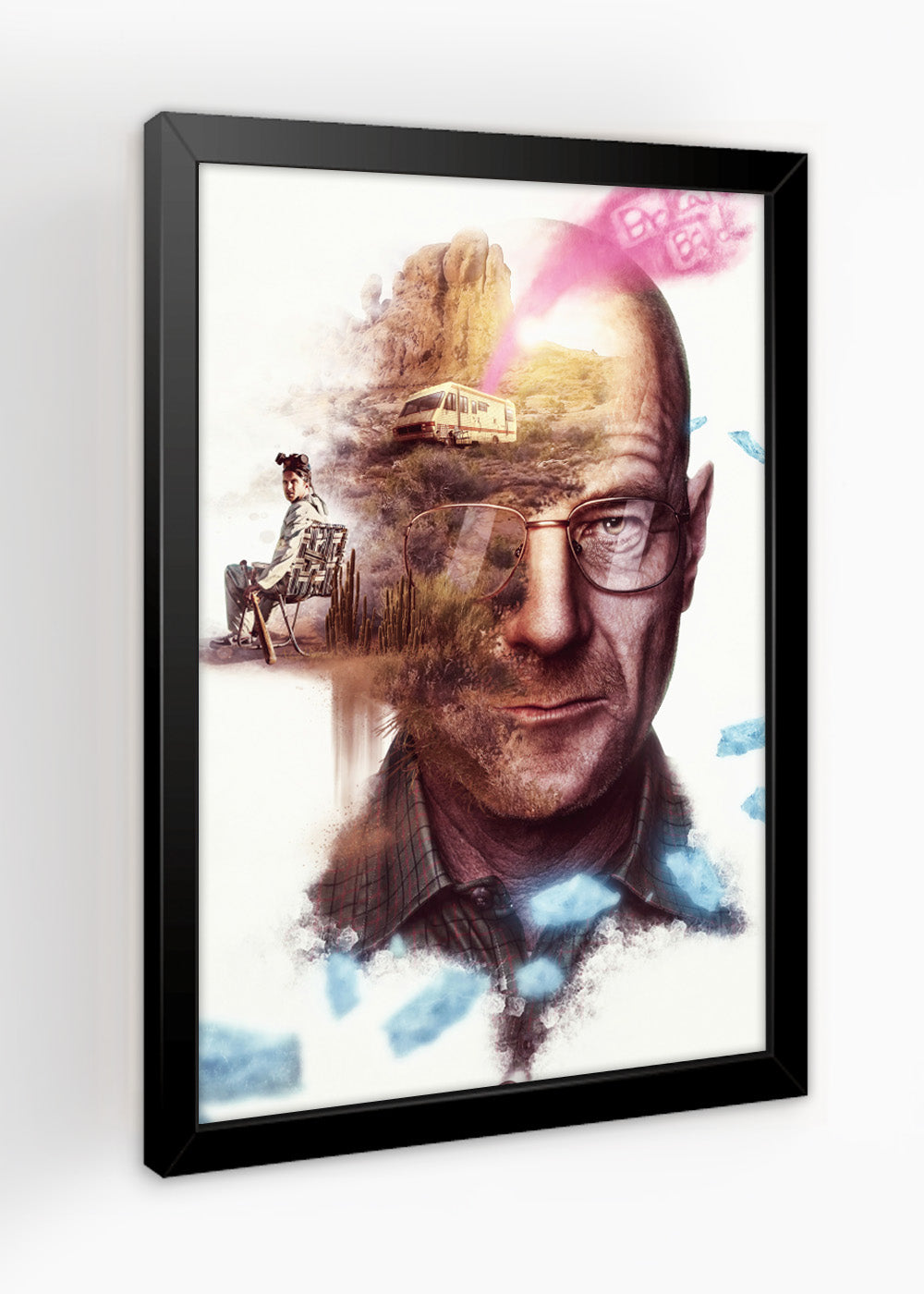 Quadro Breaking Bad Walter White - com vidro