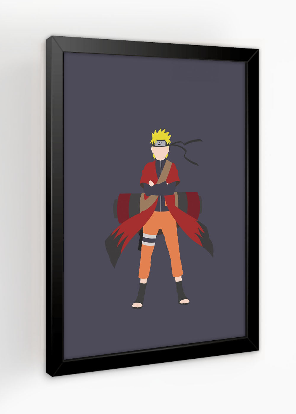 Quadro Decorativo Naruto no modo sabio - Anime - Com vidro