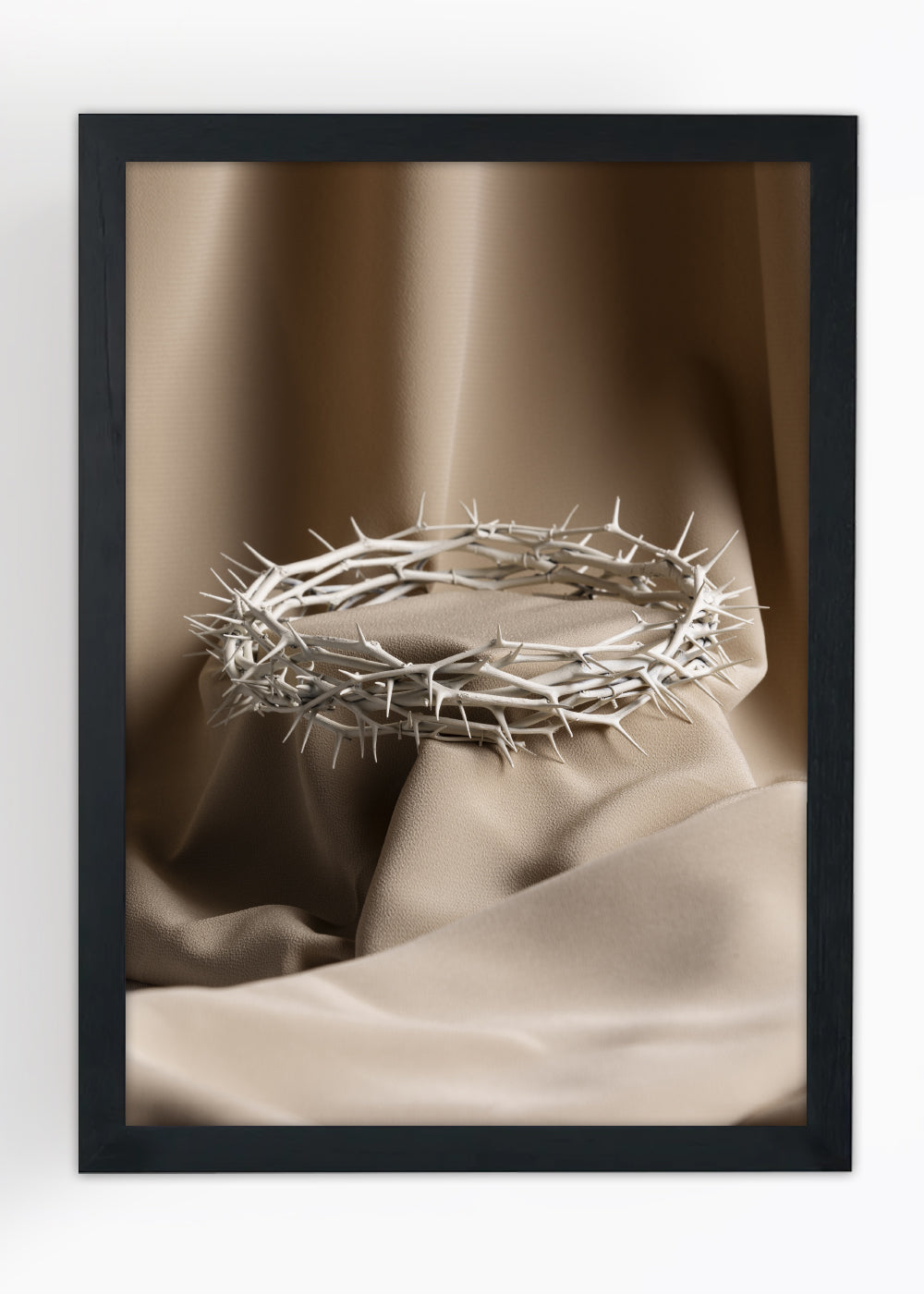 Quadro Coroa de espinhos usada por Jesus - Com vidro