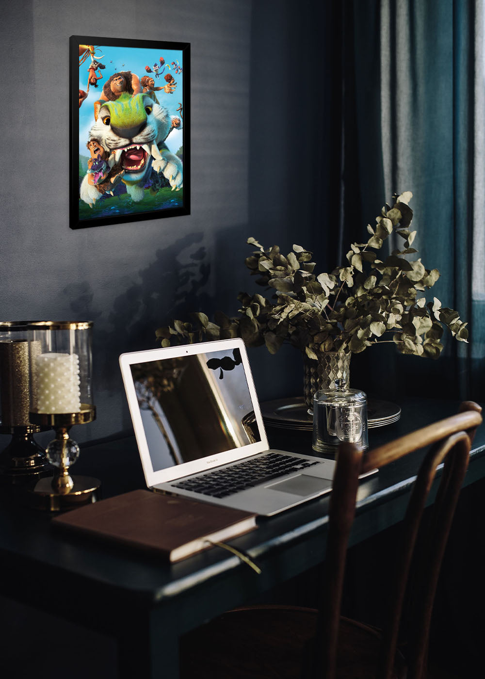 Quadro Familia Os croods - Com vidro