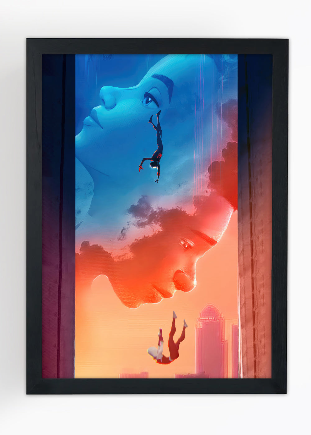 Quadro Homem-aranha No aranha verso - Com vidro