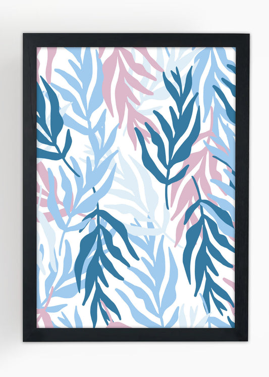 Quadro Decorativo abstrato - Com vidro