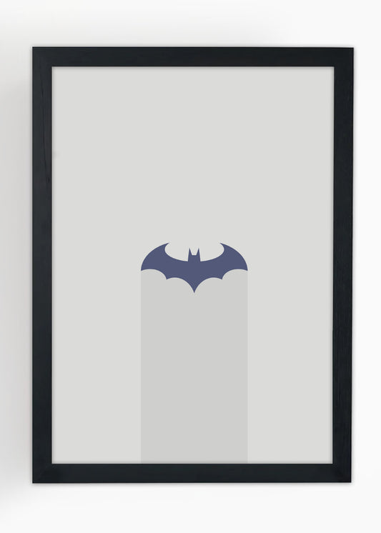 Quadro Decorativo Batman - Com vidro