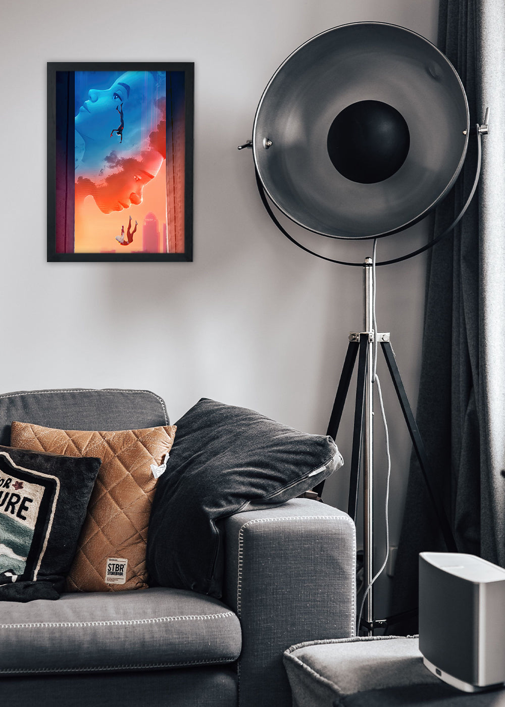 Quadro Homem-aranha No aranha verso - Com vidro