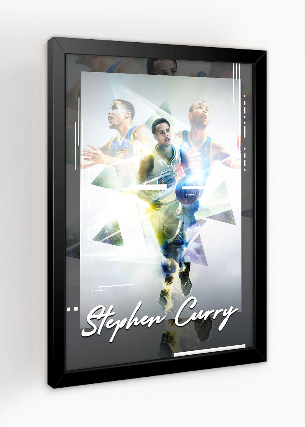 Quadro Decorativo Stephen Curry - Com vidro