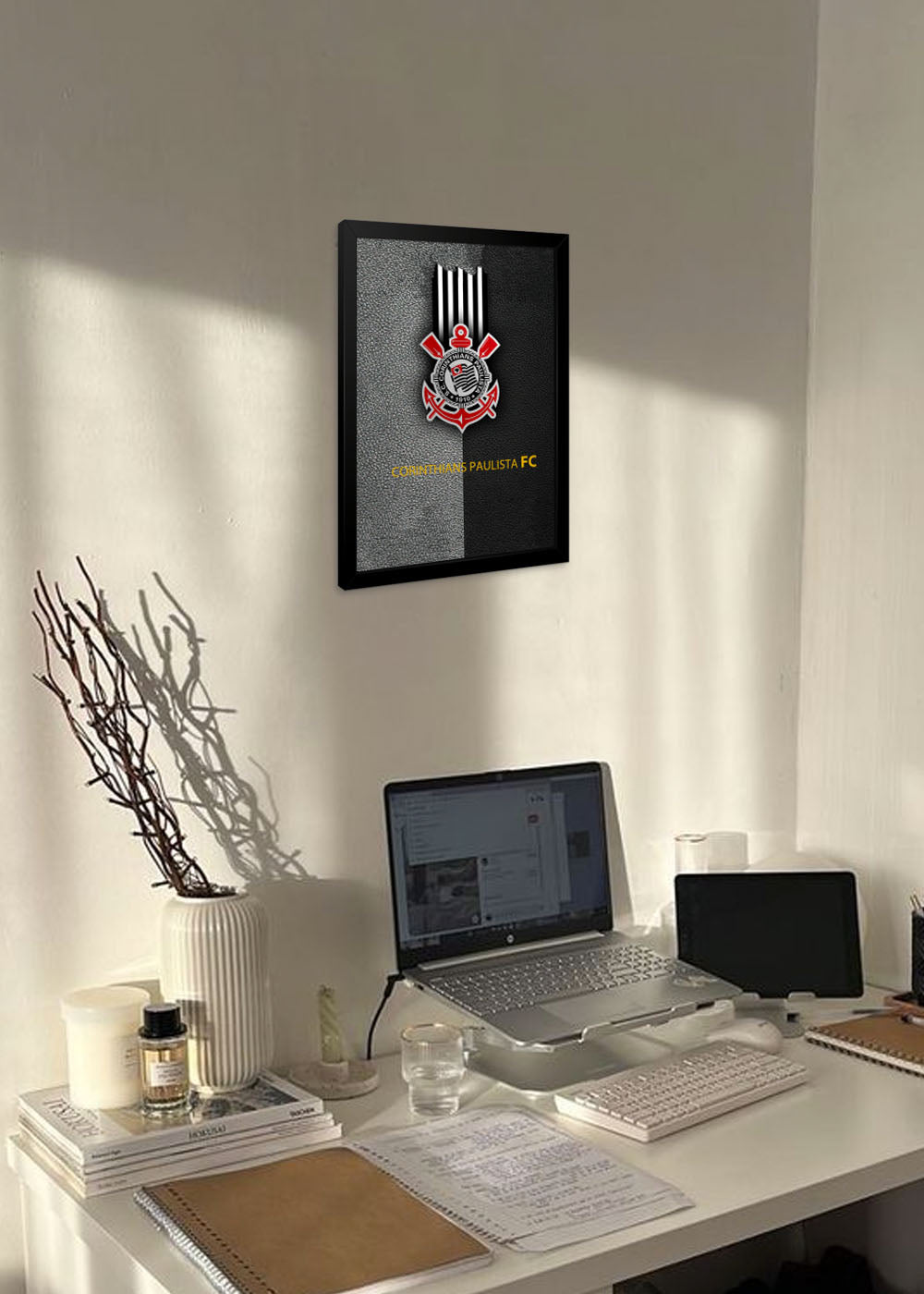 Quadro Corinthians - Com vidro