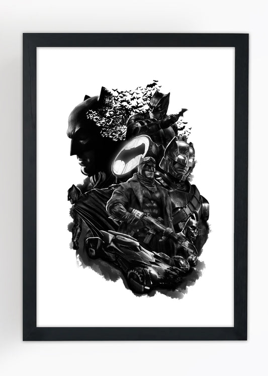 Quadro Decorativo Batman - Com vidro