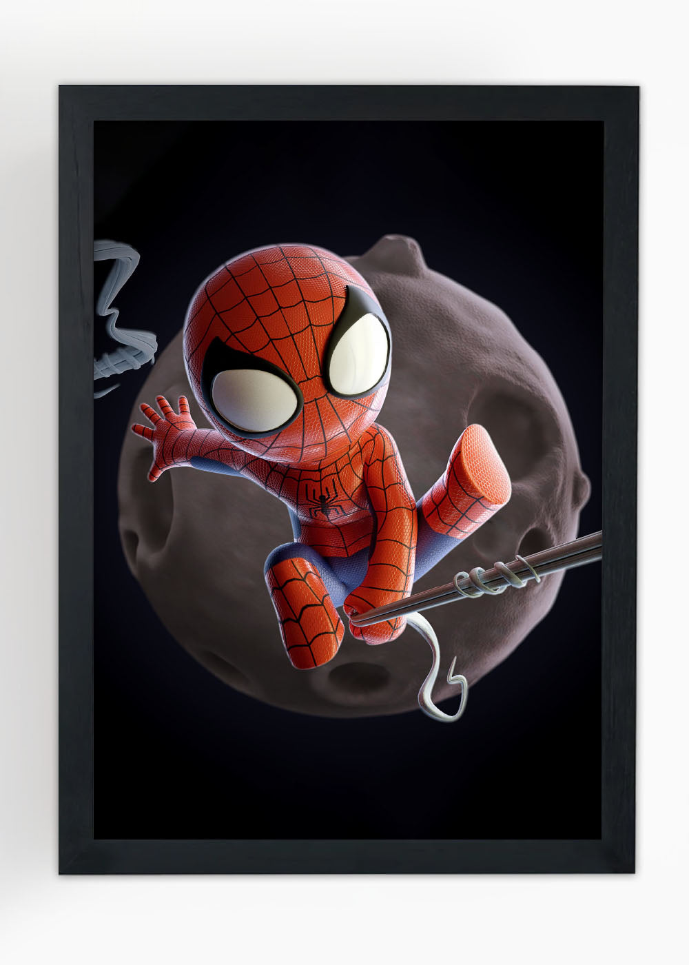 Quadro Decorativo Marvel Homem Aranha animation - Com vidro