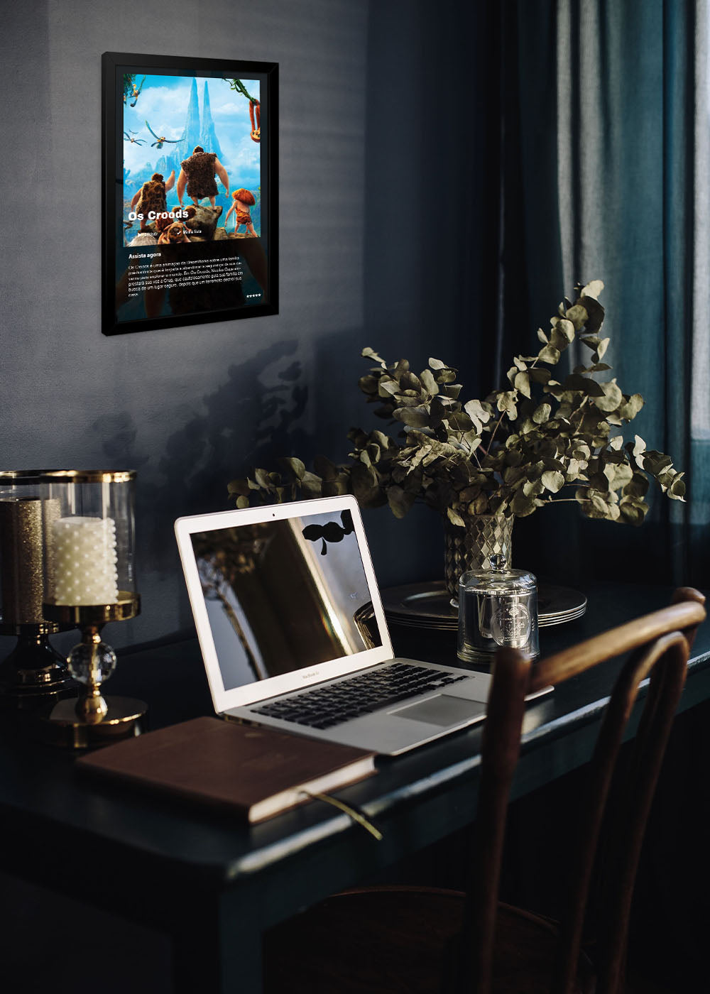 Quadro Decorativo Os Croods - Com vidro