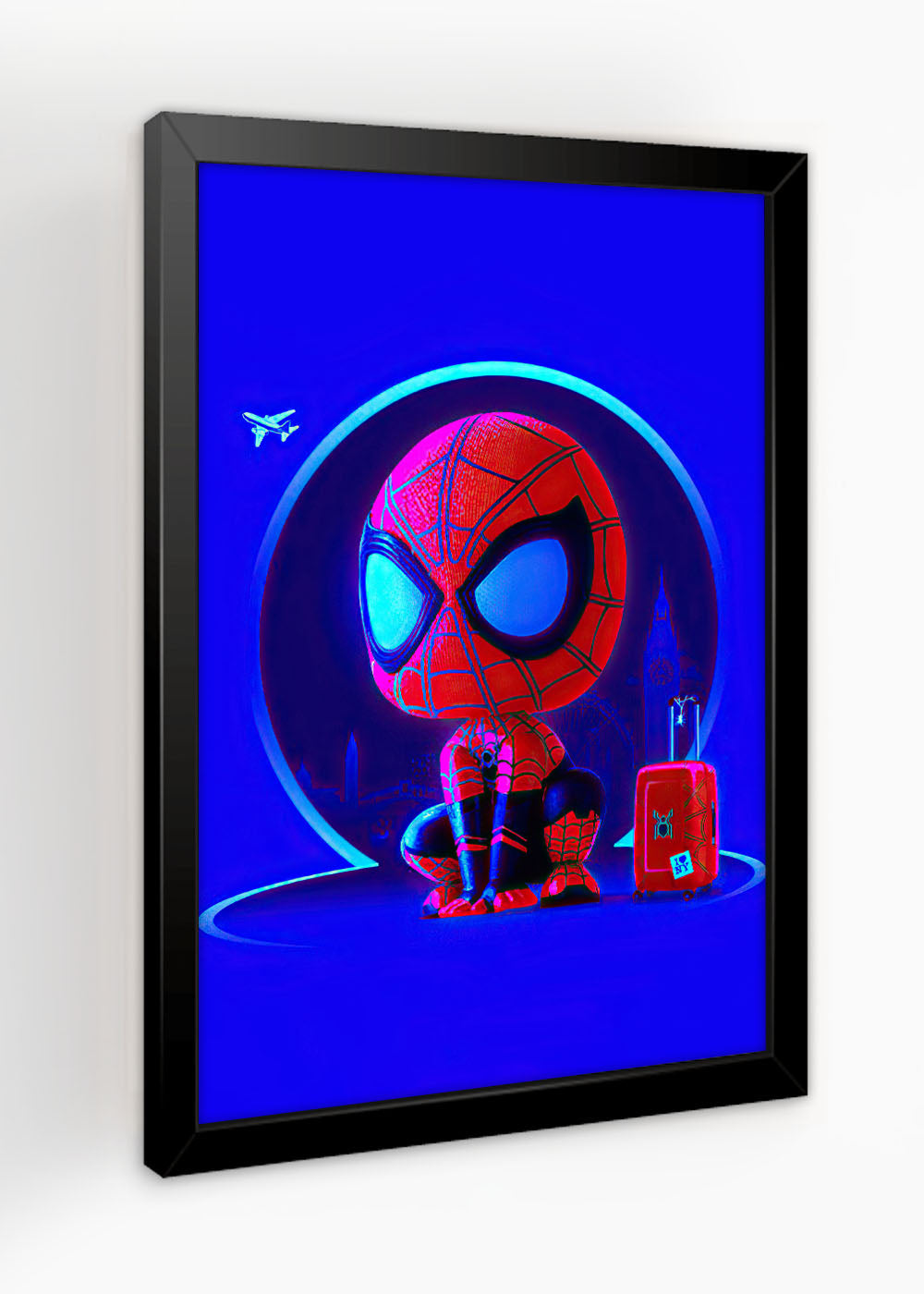 Quadro Homem Aranha Baby - Marvel - Com vidro
