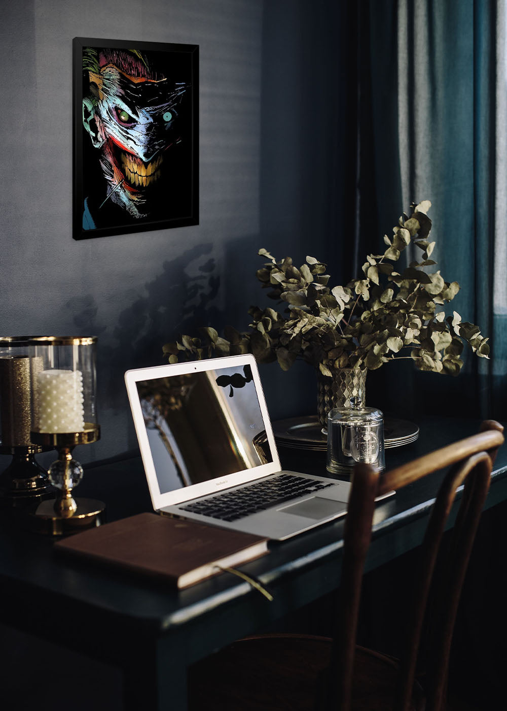 Quadro Decorativo Coringa - DC - Com vidro