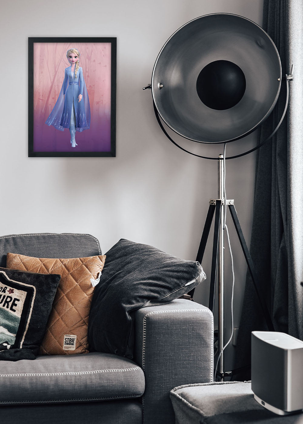 Quadro Decorativo Elsa - Com vidro