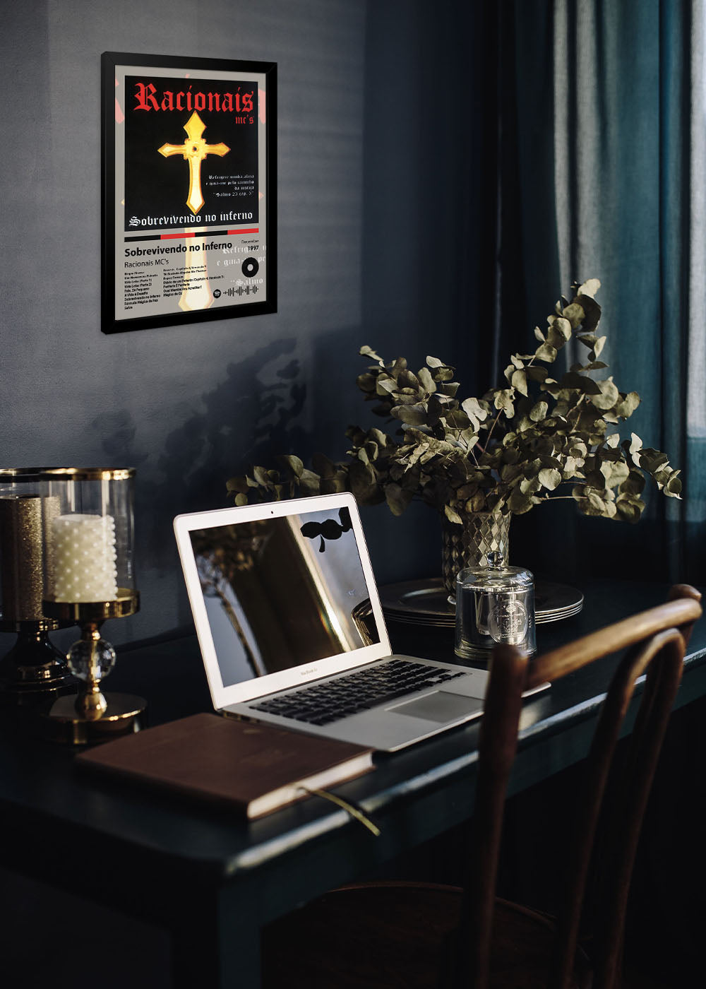 Quadro Decorativo Sobrevivendo no Inferno - Racionais MC's