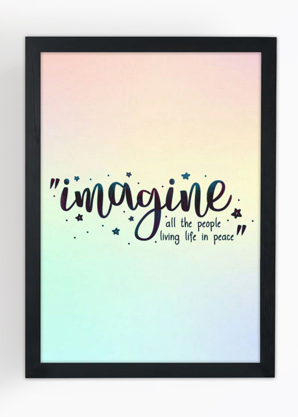 Quadro Decorativo Imagine - Com vidro