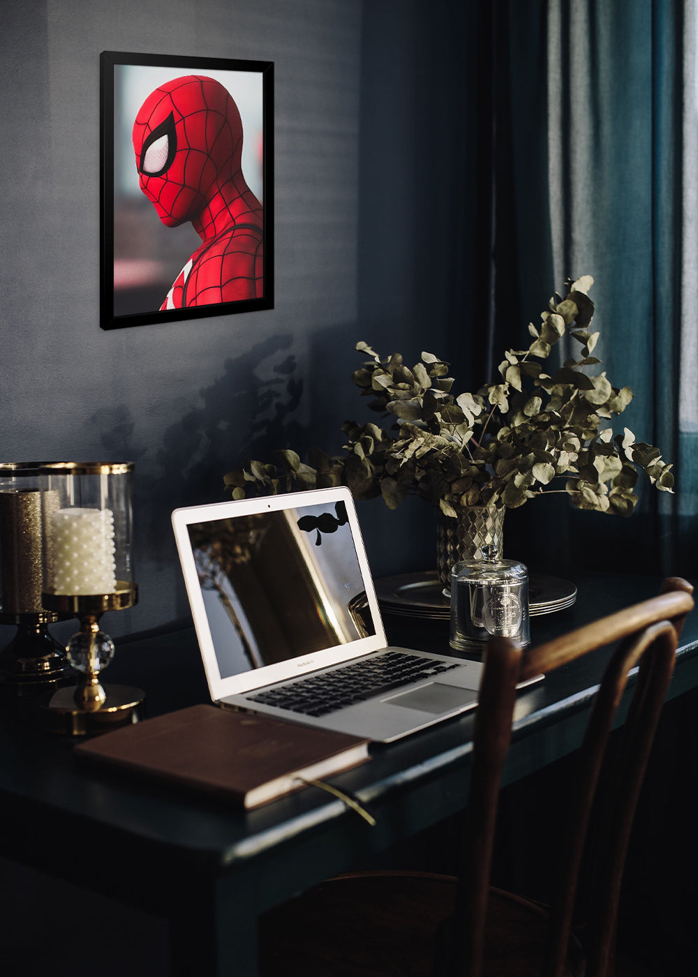 Quadro Homem-aranha city - Com vidro