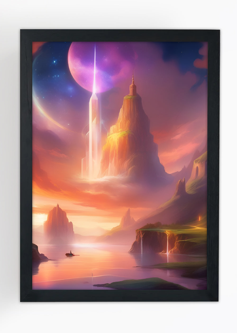 Quadro O Reino de Svartalfheim - Com vidro