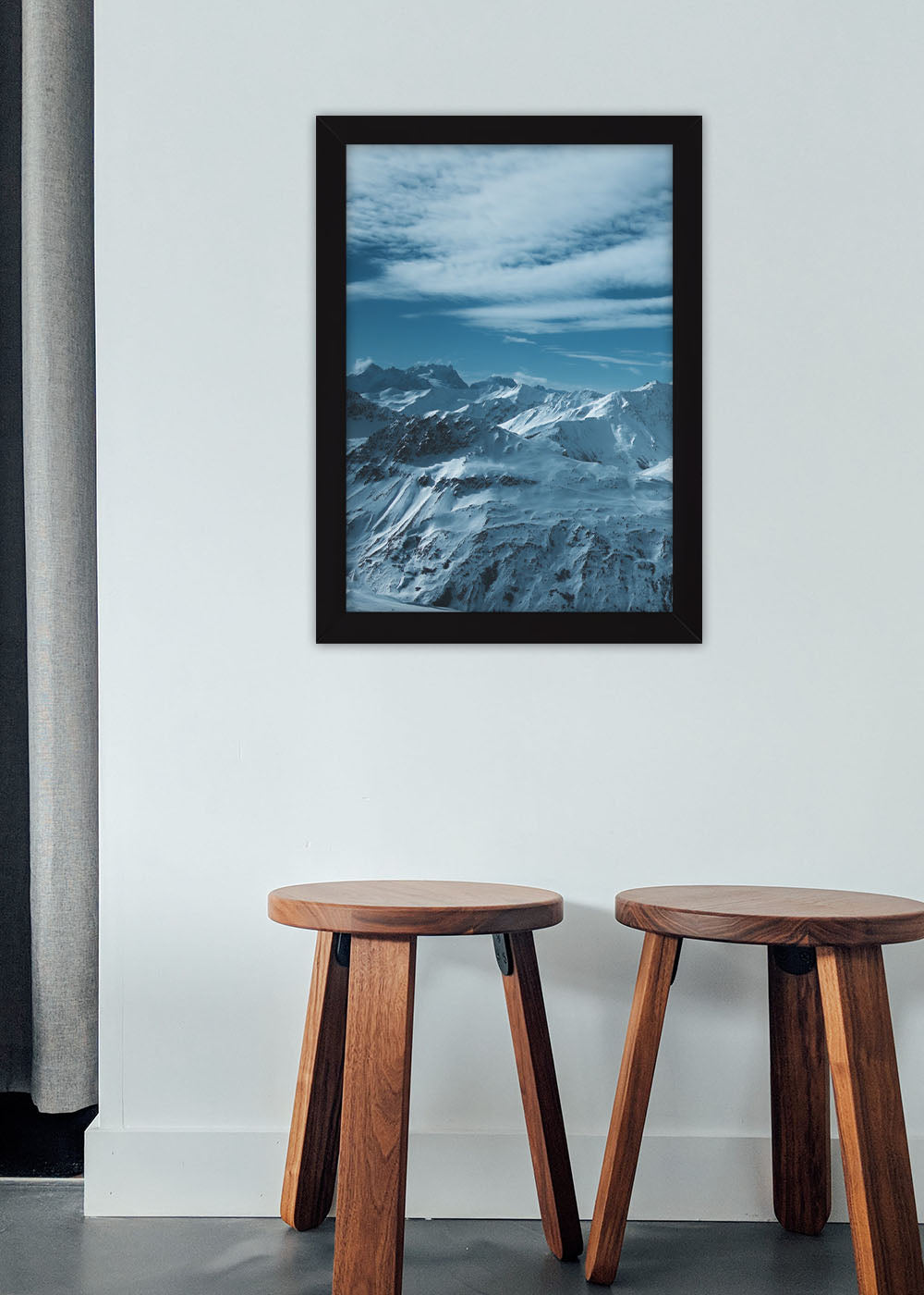 Quadro Decorativo O Horizonte - Com vidro