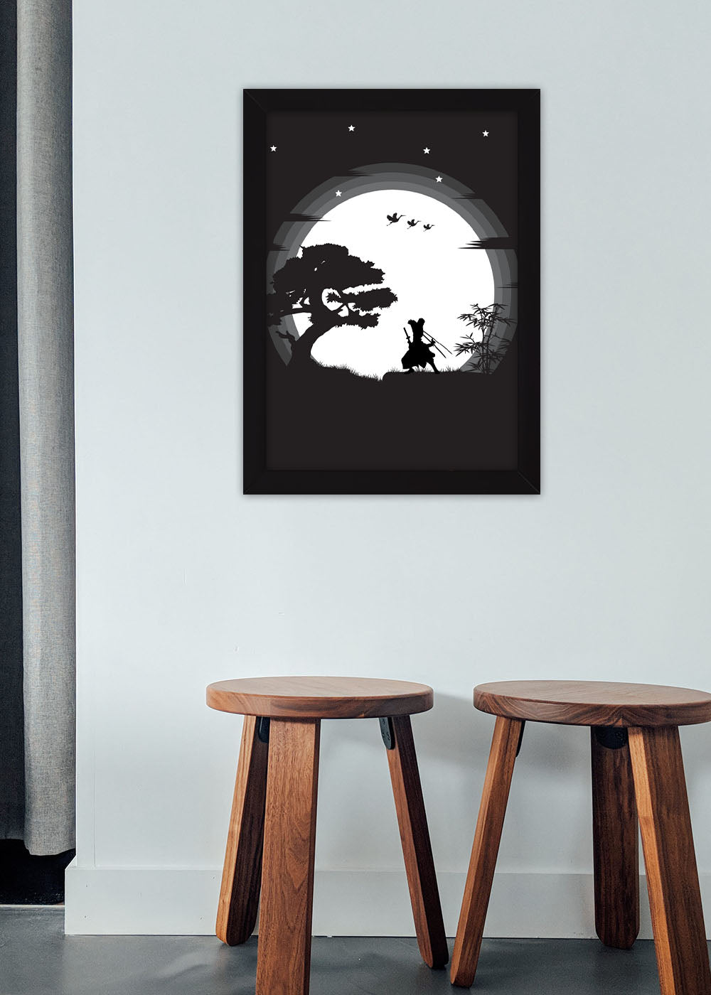 Quadro Decorativo One Piece - Zoro - Com vidro