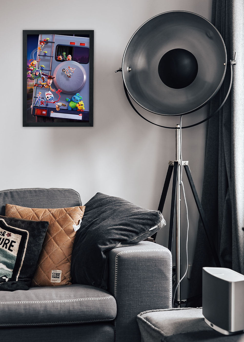 Quadro Decorativo Toy Story - Com vidro