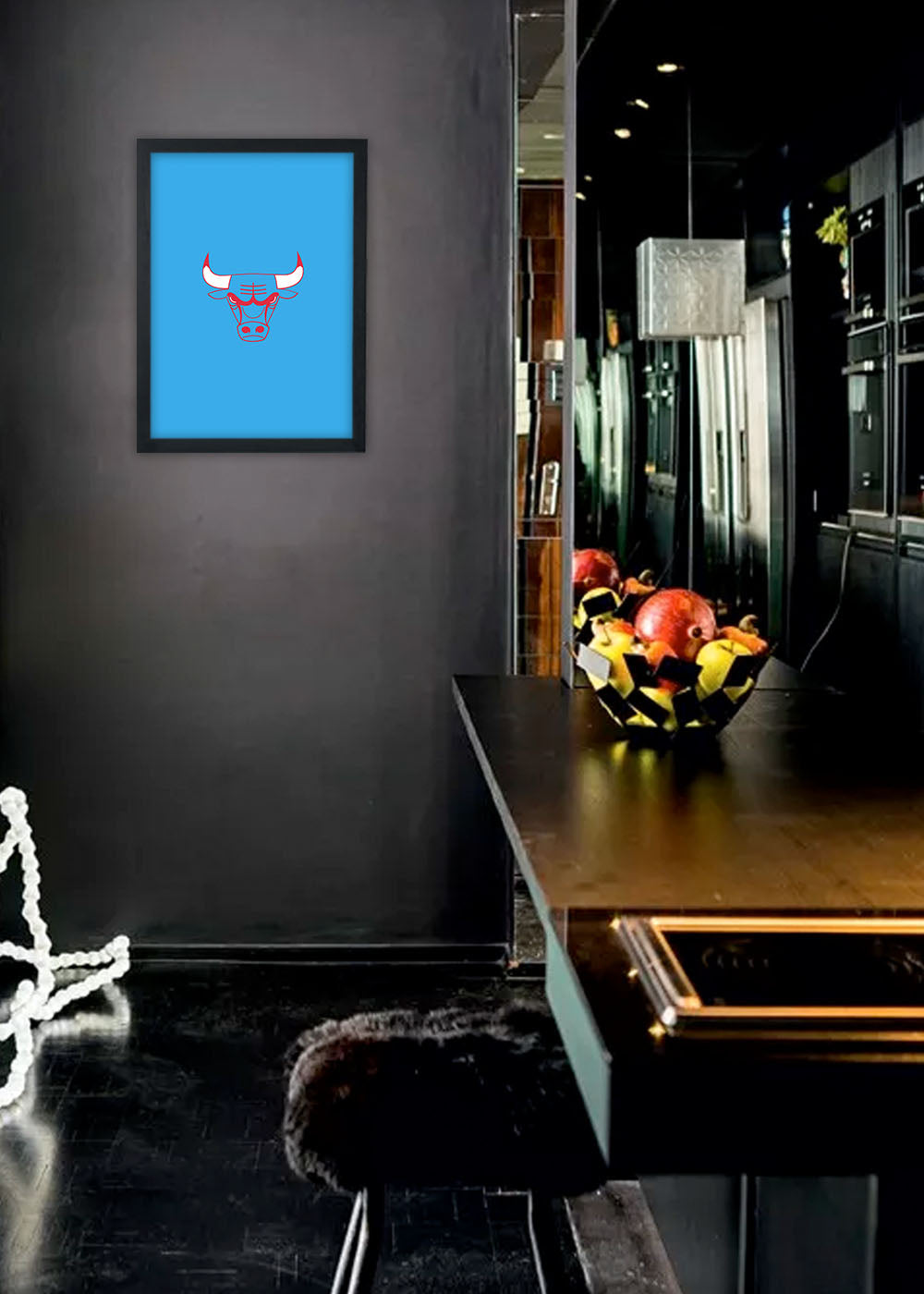 Quadro Chicago Bulls - Com vidro