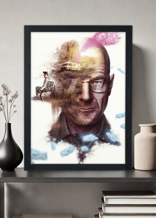 Quadro Breaking Bad Walter White - com vidro
