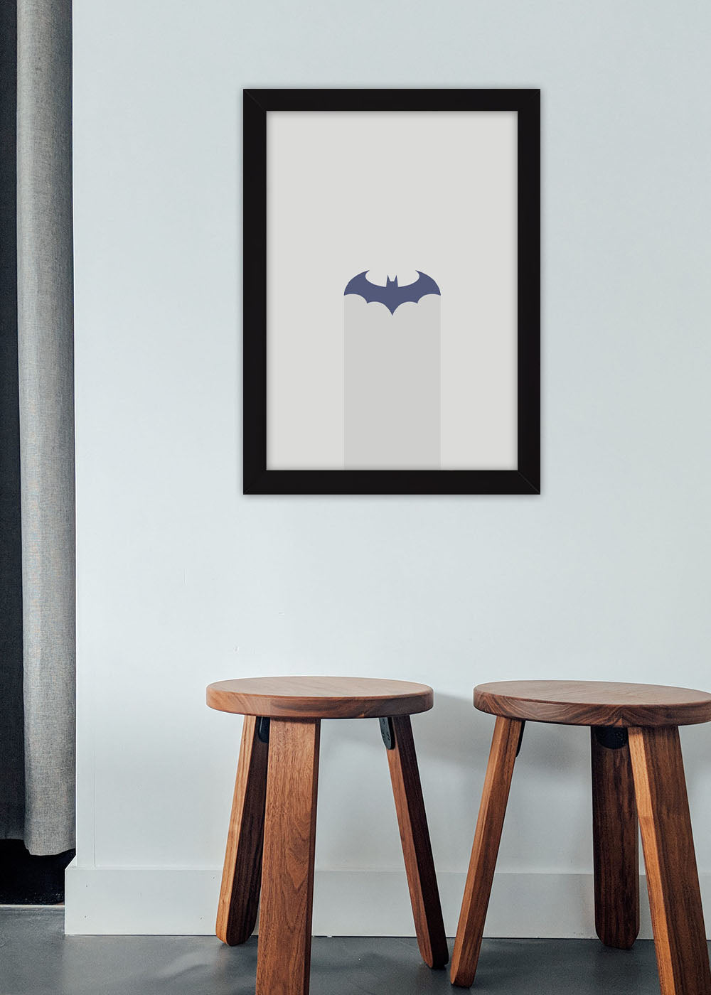 Quadro Decorativo Batman - Com vidro