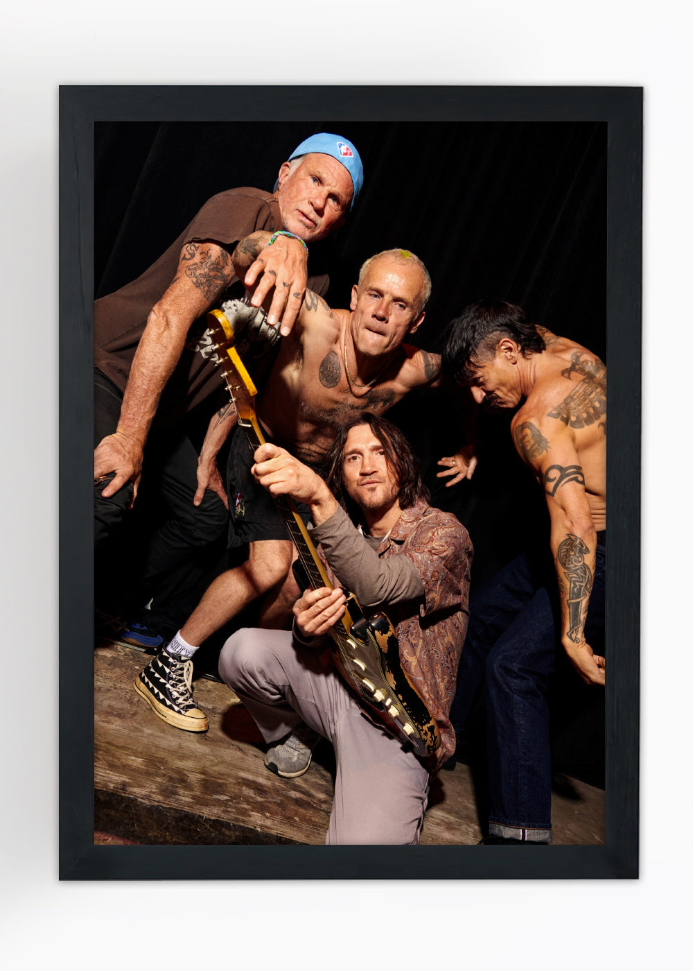 Quadro Red hot Chilli Pepers - Com vidro