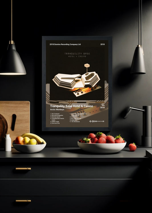 Quadro Arctic Monkeys Tranquility Bas... (Colored) Com Vidro